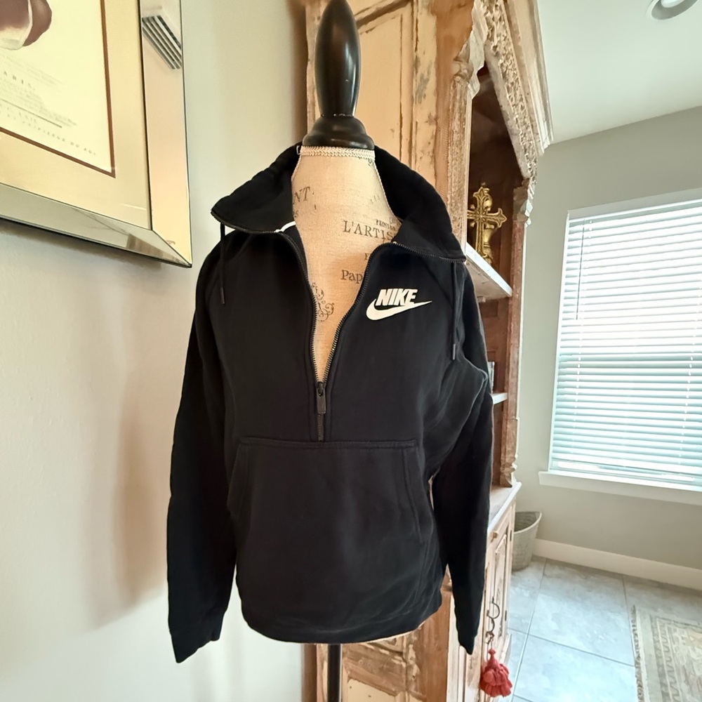 Nike Black Half-Zip Hoodie